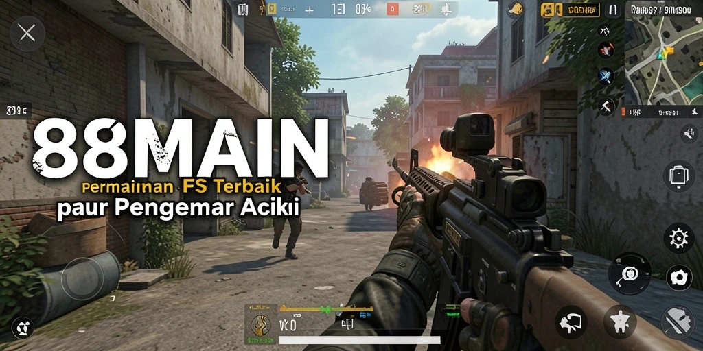 Tampilan permainan <strong>88MAIN</strong> yang menegangkan saat bertempur di arena.