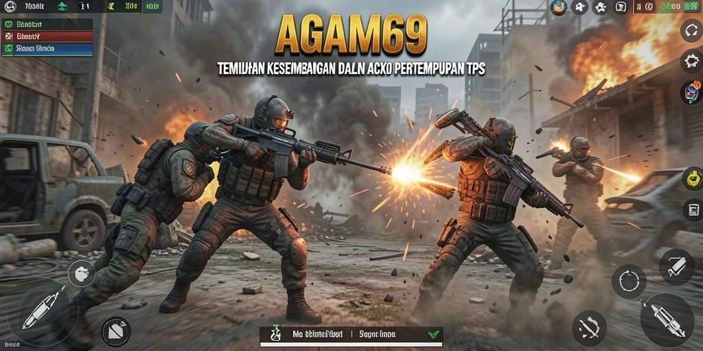 Tampilan gameplay mendebarkan di AGAM69 dengan aksi TPS yang intens.