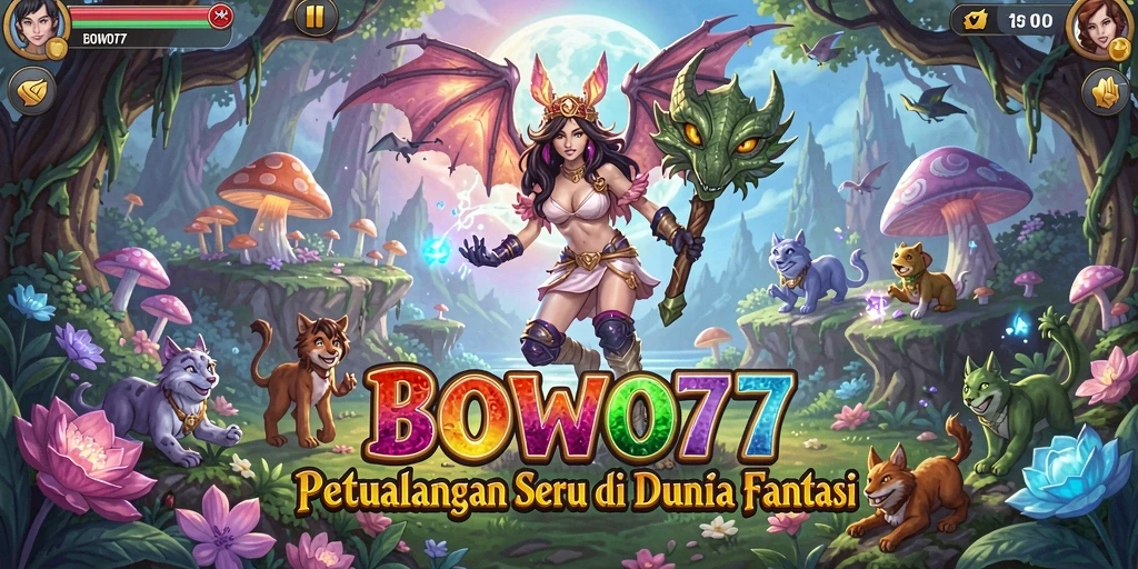 Gameplay seru BOWO77 dengan grafik epik dan petualangan mendebarkan.