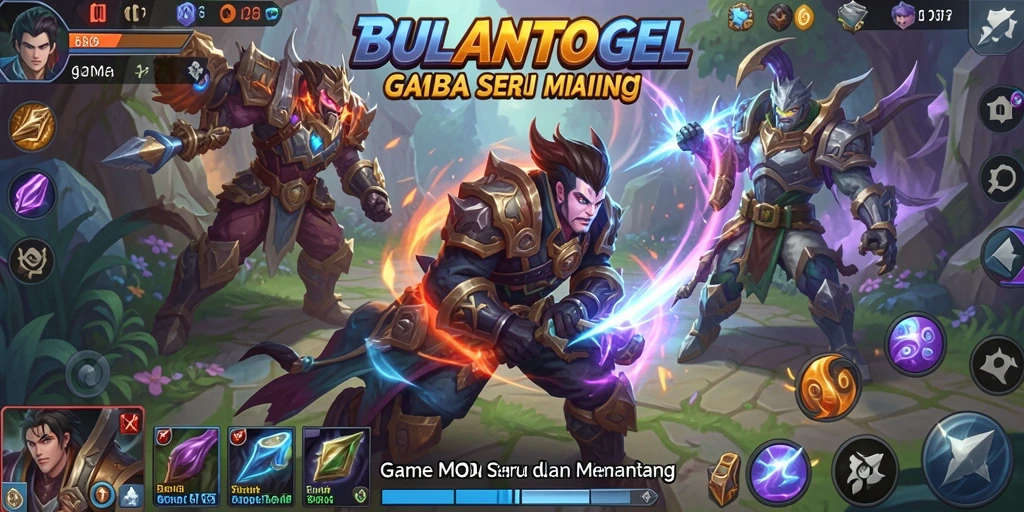 Gameplay menarik dalam BULANTOGEL dengan pertempuran epik.