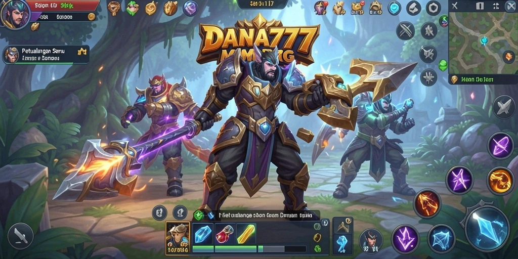 Gameplay seru DANA777 dengan fitur MMORPG yang mendalam.