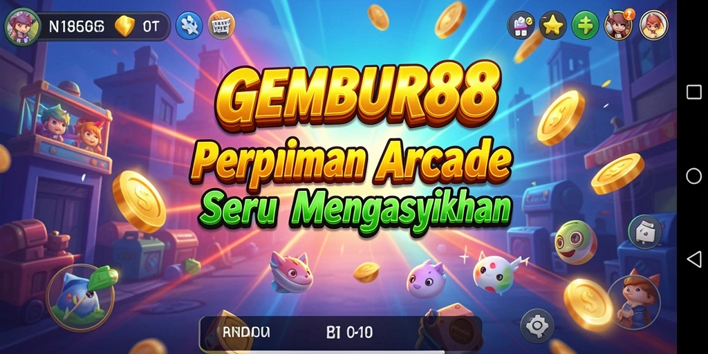 Tampilan gameplay seru dan penuh tantangan dari GEMBUR88.