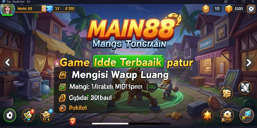 Tampilan gameplay MAIN88 dengan karakter yang beraksi dalam dunia Idle.