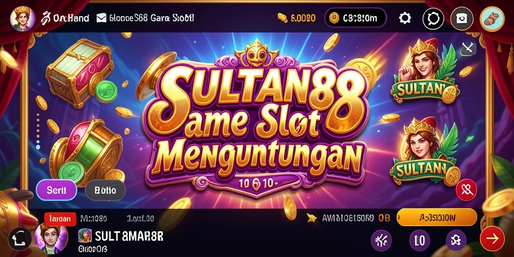 Tampilan gameplay SULTAN88 yang menarik dan penuh warna.