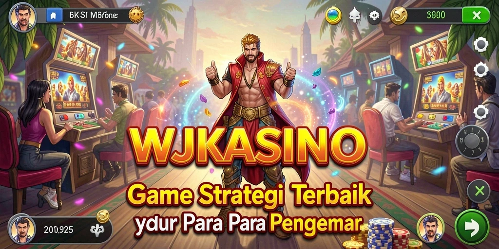 Tangkapan layar utama WJKASINO menampilkan aksi strategi yang intens.