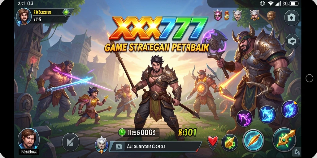 Screenshot gameplay XXX777 menampilkan aksi strategis yang mendebarkan.
